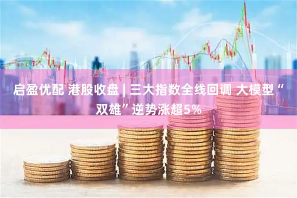 启盈优配 港股收盘 | 三大指数全线回调 大模型“双雄”逆势涨超5%