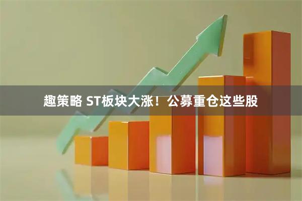 趣策略 ST板块大涨！公募重仓这些股