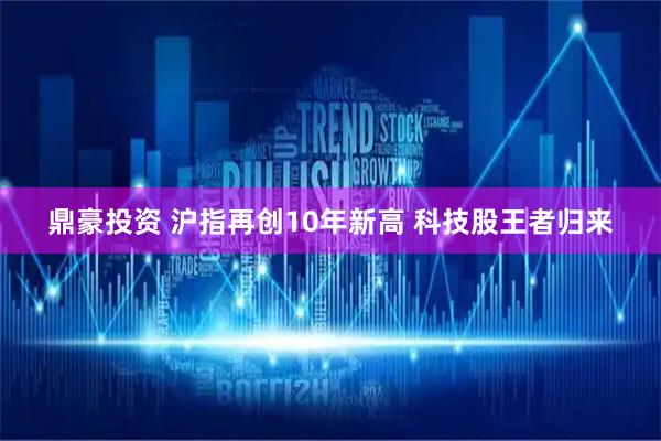 鼎豪投资 沪指再创10年新高 科技股王者归来
